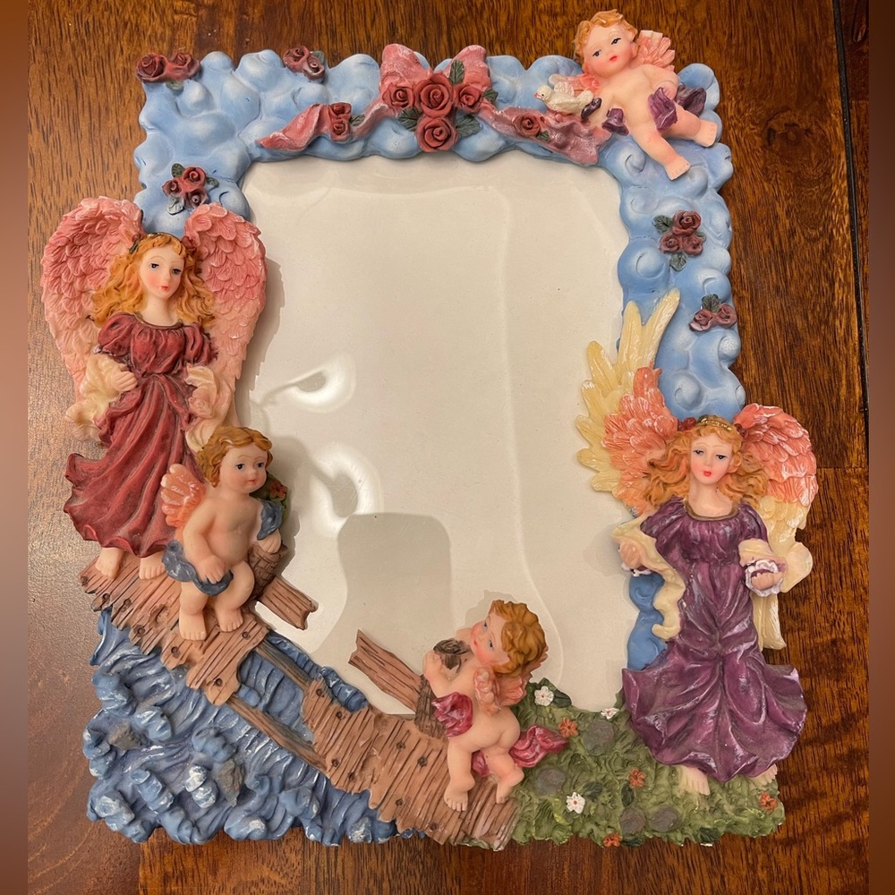 Resin Guardian Angel Photo frame